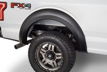 Load image into Gallery viewer, Bushwacker 15-17 Ford F-150 Styleside Extend-A-Fender Style Flares 4pc 67.1/78.9/97.6in Bed - Black Bushwacker