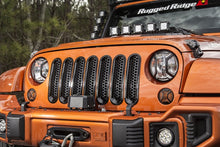 Load image into Gallery viewer, Rugged Ridge Grille Inserts Perforated 07-18 Jeep Wrangler Rugged Ridge