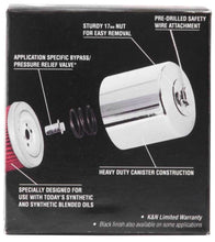 Load image into Gallery viewer, K&amp;N Honda / Kawasaki / Arctic Cat / Suzuki / Triumph / Yamaha 2.688in OD x 2.969in H Oil Filter K&amp;N Engineering