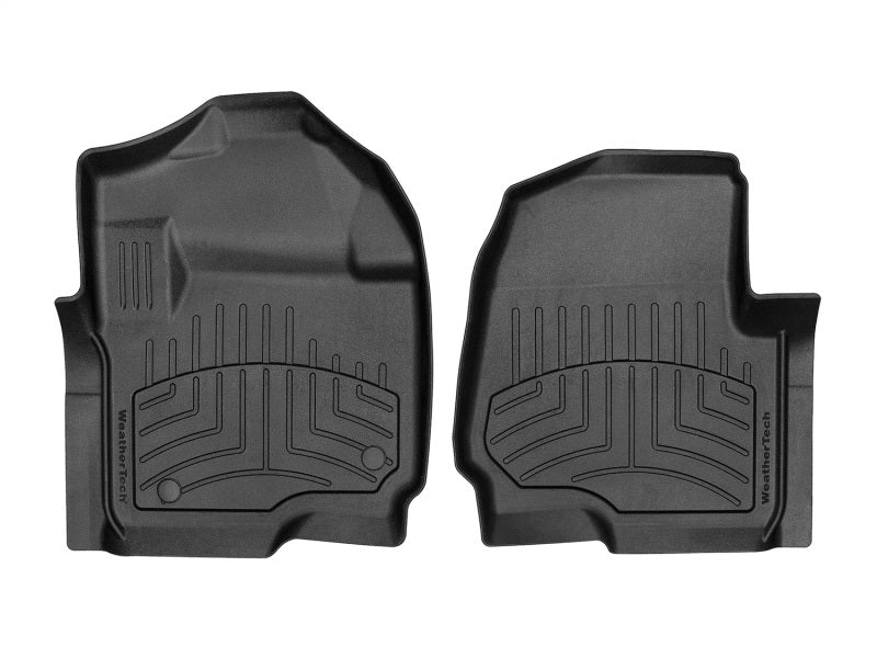 WeatherTech 2019+ Chevrolet Silverado 1500 Crew Cab; Bucket Seating Rear FloorLiner HP - Black WeatherTech