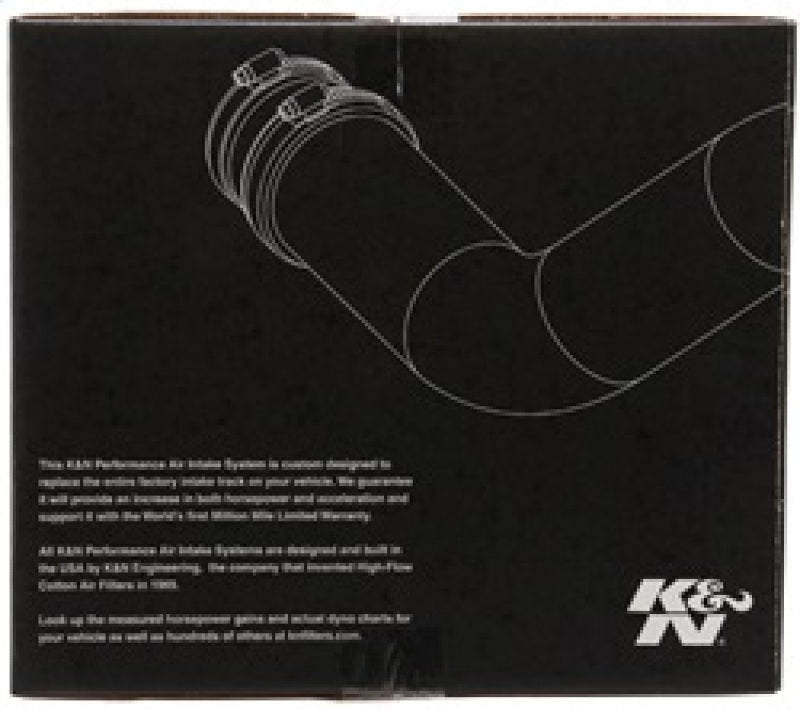 K&N 07-08 Chevy Silverado 1500 4.8L/5.3L V8 / 07-08 GMC Yukon 4.8L/5.3L V8 Black Perf Intake Kit K&N Engineering
