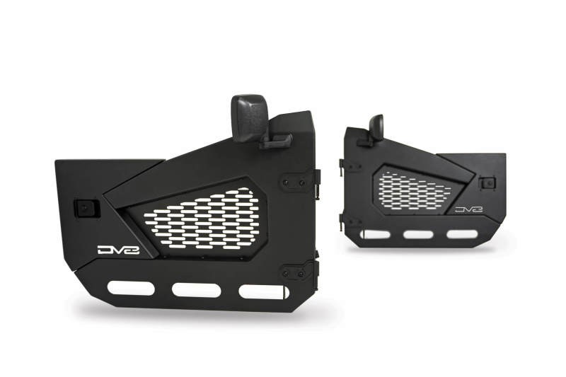 DV8 Offroad 18-22 Jeep Wrangler JL/JT Spec Series Half Doors - Front Set DV8 Offroad