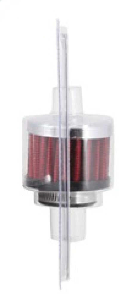 K&N 1in Flange ID x 2in OD x 1.5 inch H Rubber Base Crankcase Vent Filter K&N Engineering