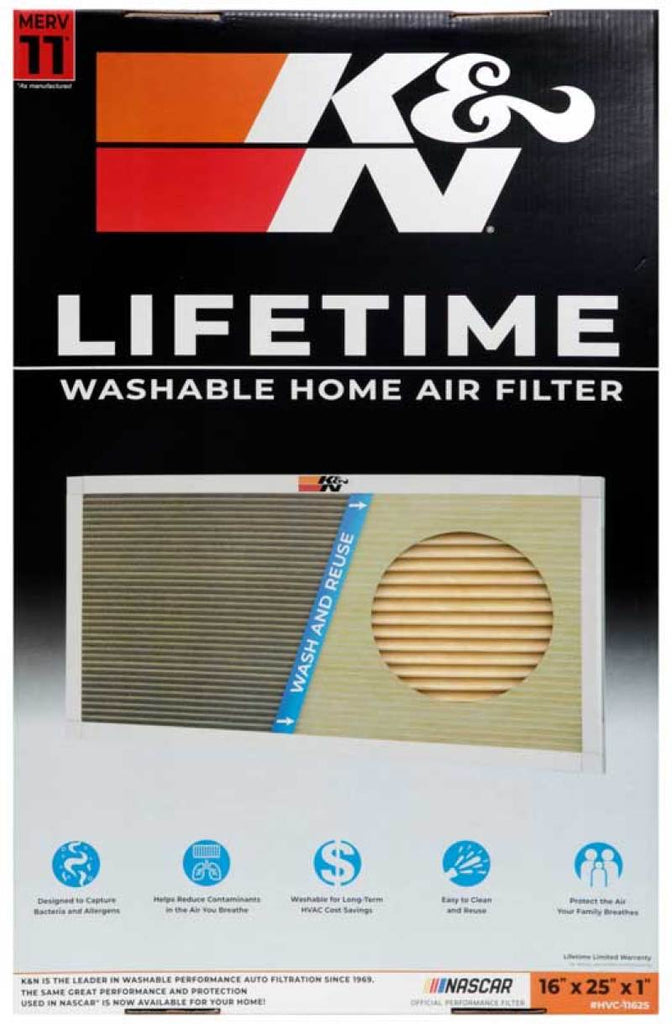 K&N HVAC Filter - 16 x 25 x 1 K&N Engineering