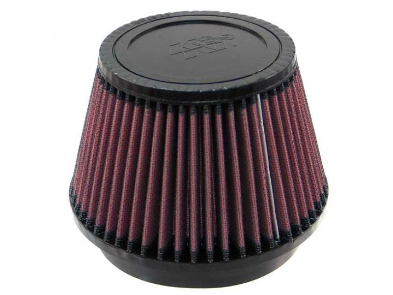 K&N Universal Rubber Filter 5in Flange ID x 6.5in Base OD x 4.5in Top OD x 4.125in Height K&N Engineering