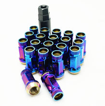 Load image into Gallery viewer, Wheel Mate Muteki SR45R Lug Nut Kit 12x1.25 - Burned Blue Wheel Mate