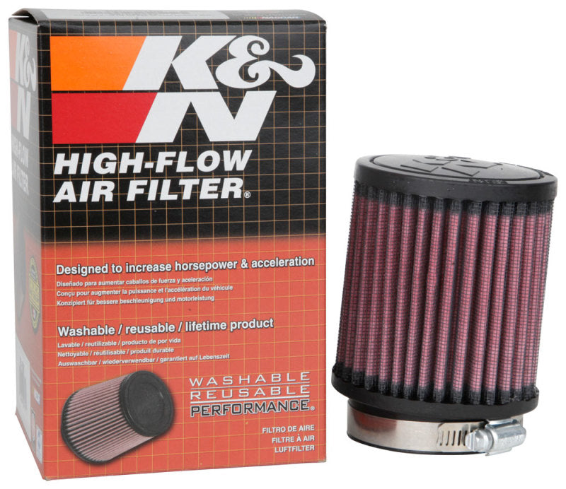 K&N Universal Rubber Filter 2.5 inch 5 Degree FLG 3.5 inch OD 4 inch Height K&N Engineering