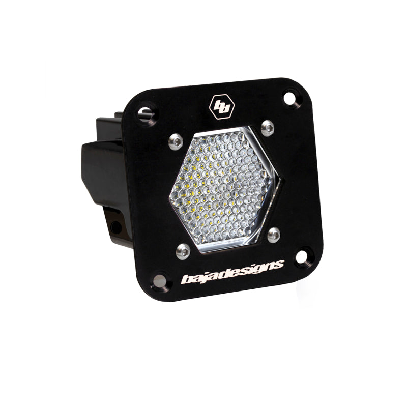 Baja Designs LED Light Pod Flush Mount Clear S1 Work/Scene Pattern Baja Designs