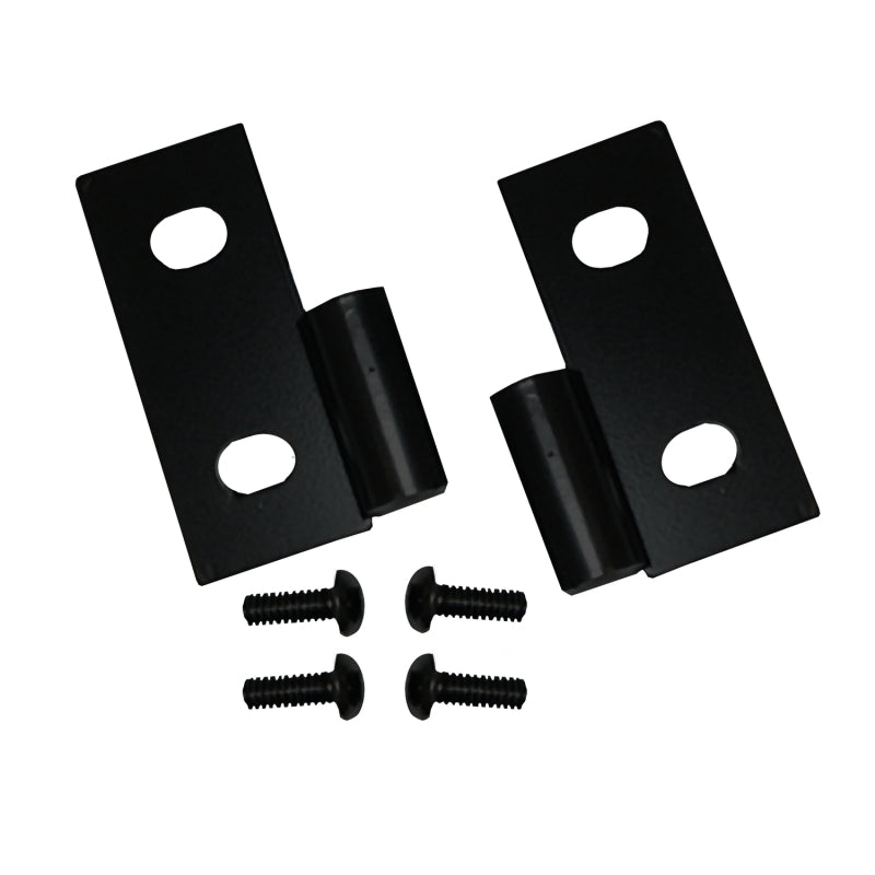 Rugged Ridge 76-06 Jeep CJ / Jeep Wrangler Black Lower Door Hinge Brackets Rugged Ridge