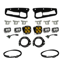 Load image into Gallery viewer, Baja Designs 2021+ Ford Bronco Amber SAE Fog Pocket Kit w/Upfitter Baja Designs