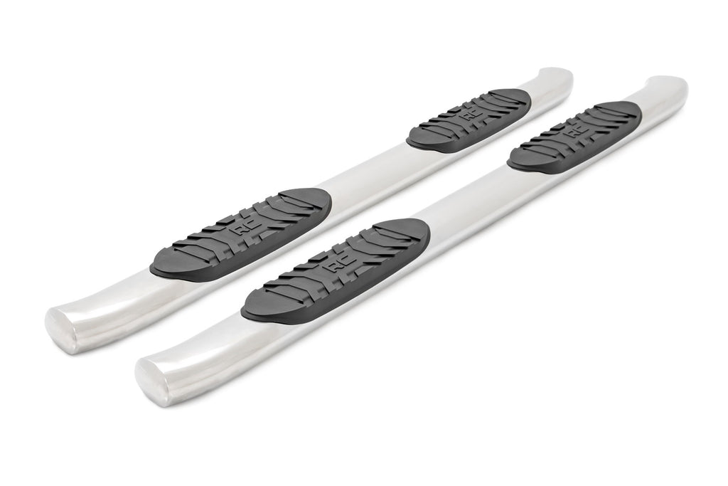 Oval Steps | Stainless | Crew Cab | DEF Tank | Chevy/GMC 1500/2500HD/3500HD (07-19) Rough Country