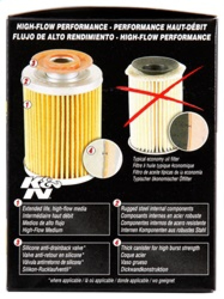 K&N Oil Filter OIL FILTER; AUTOMOTIVE K&N Engineering
