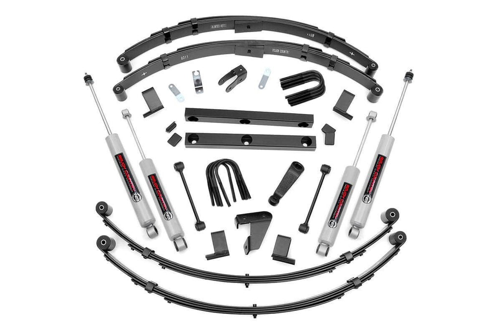 4 Inch Lift Kit | V2 | Manual Steer | Jeep Wrangler YJ 4WD (87-95) Rough Country