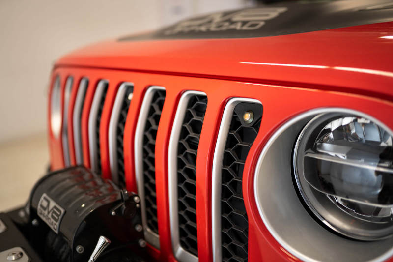 DV8 Offroad 2018+ Jeep JL Grill Amber Marker Lights DV8 Offroad