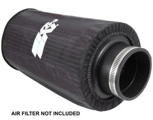Load image into Gallery viewer, K&amp;N Universal Round Tapered Filter Wrap - Black - 6in Base ID x 4.625in Top ID x 9in Height K&amp;N Engineering