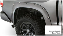 Load image into Gallery viewer, Bushwacker 16-18 Toyota Tundra Fleetside Pocket Style Flares 4pc 66.7/78.7/97.6in Bed - Super White Bushwacker
