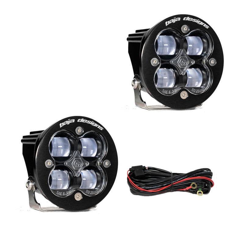 Baja Designs Squadron R SAE LED Spot Light - Clear - Pair Baja Designs