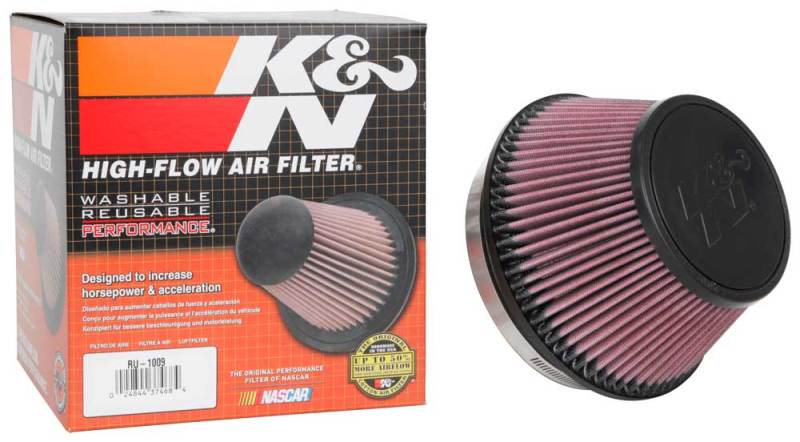 K&N Universal Clamp-On Air Filter 6in FLG / 7-1/2in B / 5-1/8in T / 4in H K&N Engineering