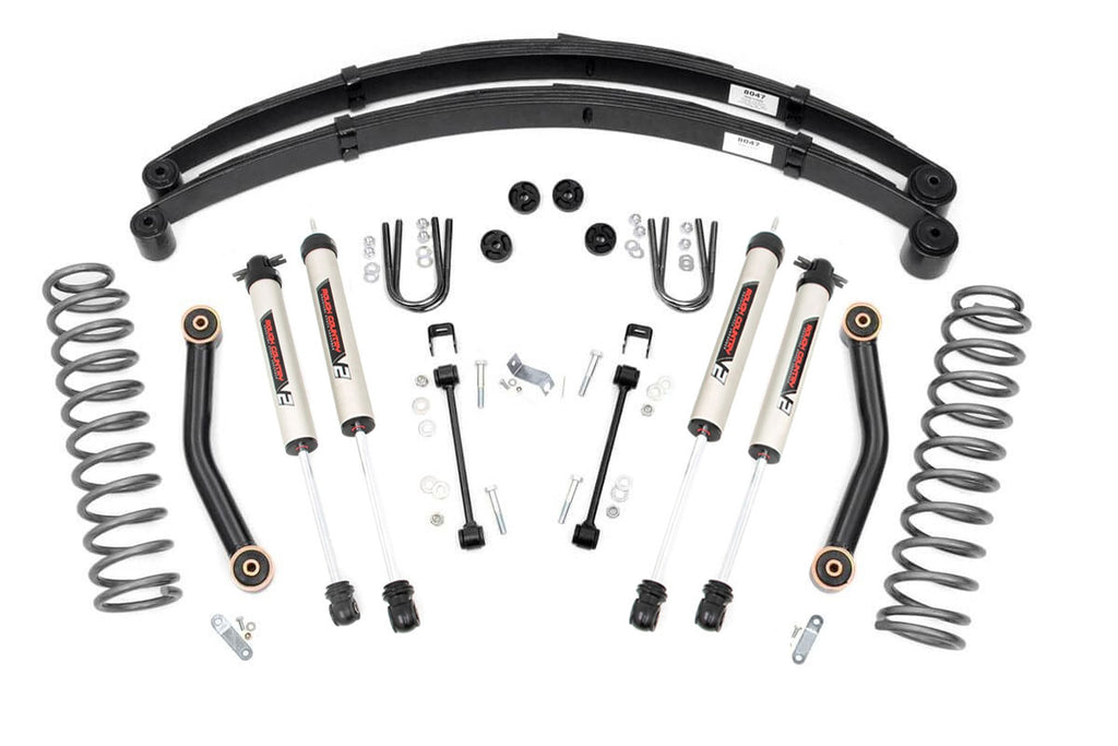 4.5 Inch Lift Kit | V2 | RR springs | Jeep Cherokee XJ (84-01) Rough Country