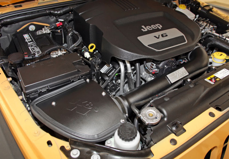 K&N 71 Series Performance Intake Kit for 12-18 Jeep Wrangler 3.6L V6 (12-15 CARB Approved) K&N Engineering