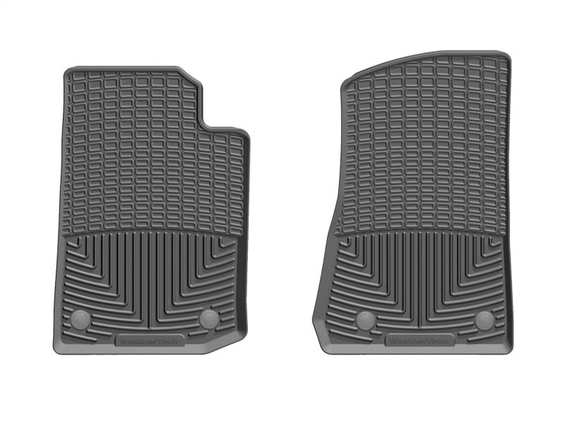 WeatherTech 2020+ Jeep Gladiator Front Rubber Mats - Black WeatherTech