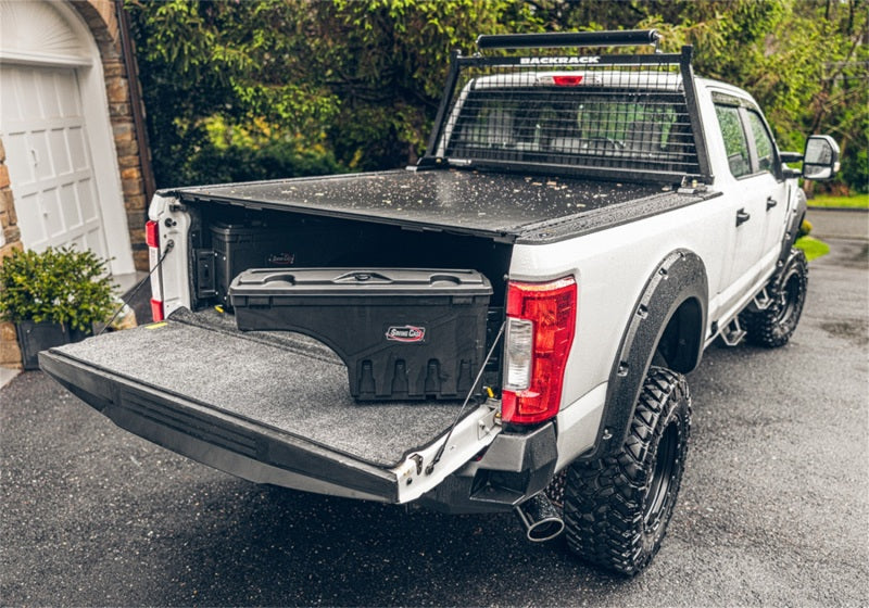 UnderCover 17-20 Ford F-250/F-350 Passengers Side Swing Case - Black Smooth Undercover