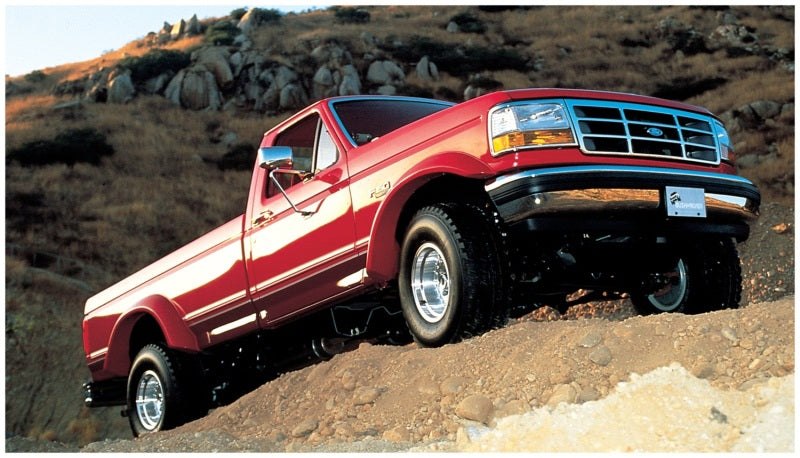 Bushwacker 92-96 Ford F-150 Styleside Extend-A-Fender Style Flares 4pc 81.0/96.0in Bed - Black Bushwacker