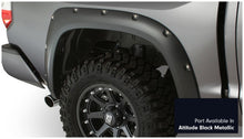 Load image into Gallery viewer, Bushwacker 16-18 Toyota Tundra Fleetside Pocket Style Flares 4pc - Midnight Black Bushwacker