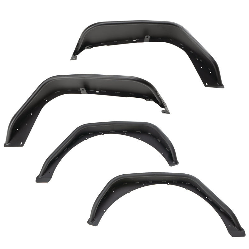 Rugged Ridge HD Steel Tube Fenders Full Set Black 18-19 JL Rugged Ridge