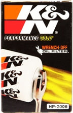 Load image into Gallery viewer, K&amp;N Universal Performance Gold Oil Filter K&amp;N Engineering