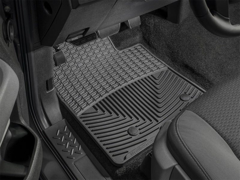 WeatherTech 11+ BMW 5-Series (F10) Front Rubber Mats - Black WeatherTech