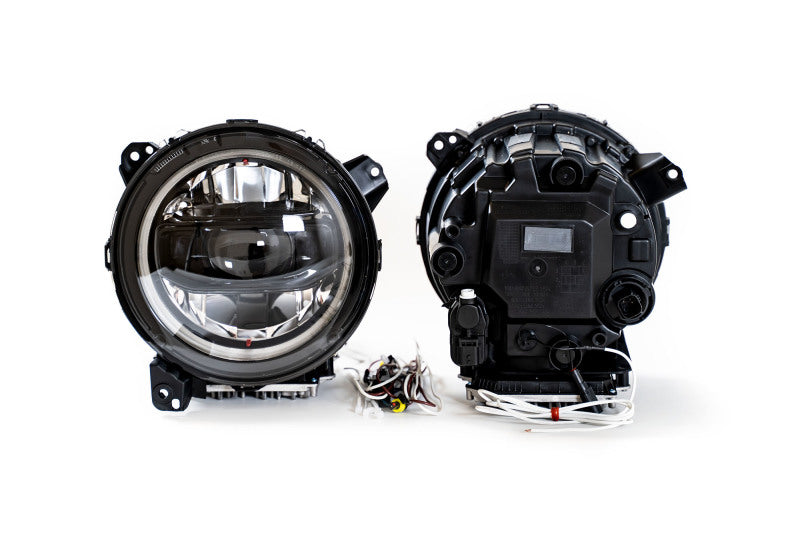 DV8 Offroad 18-22 Jeep Gladiator Wrangler LED Projector Headlights DV8 Offroad