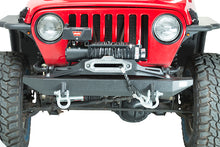 Load image into Gallery viewer, Fishbone Offroad 97-06 Jeep Wrangler TJ Rubicon Front Bumper - Blk Txtrd Powdercoat Piranha Series Fishbone Offroad