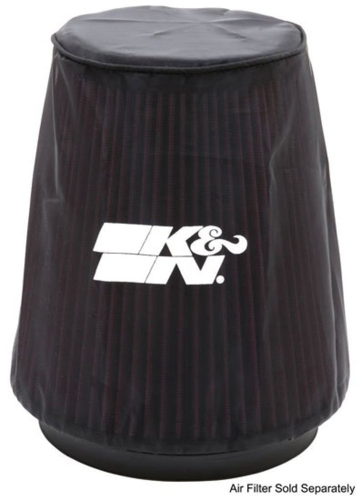 K&N Universal P Dry charger Round Tapered Air Filter Wrap Black K&N Engineering