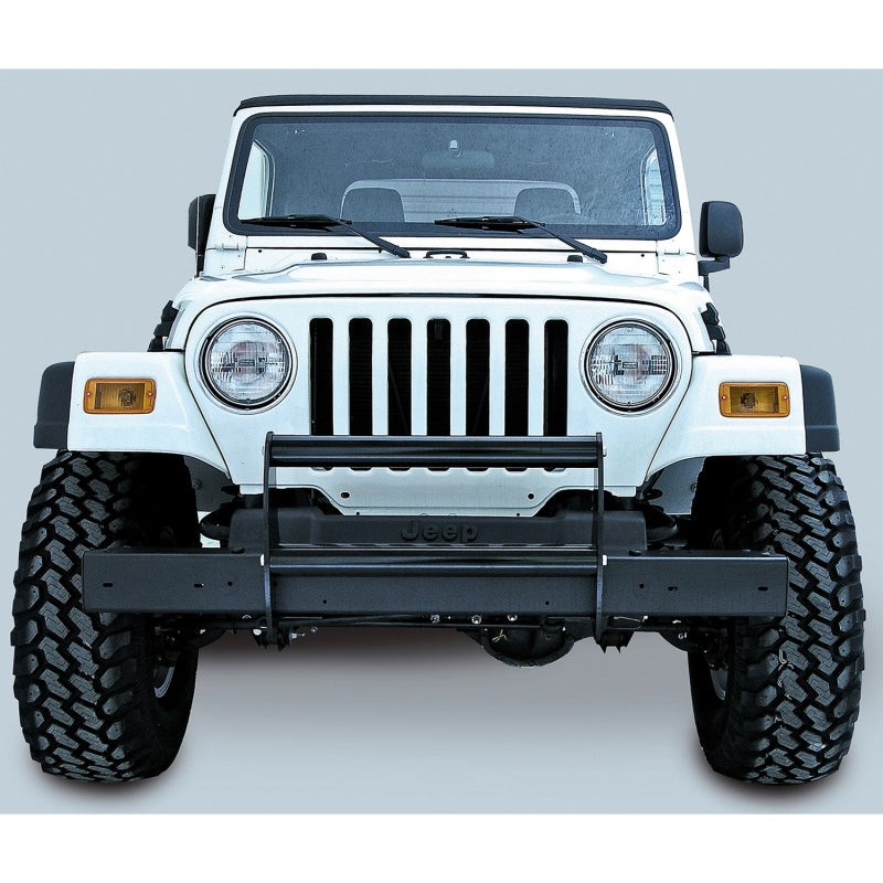 Rugged Ridge Brush Guard Gloss Black 97-06 Jeep Wrangler Rugged Ridge
