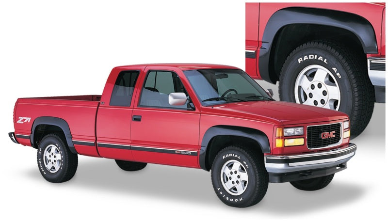 Bushwacker 88-99 Chevy C1500 OE Style Flares 4pc - Black Bushwacker