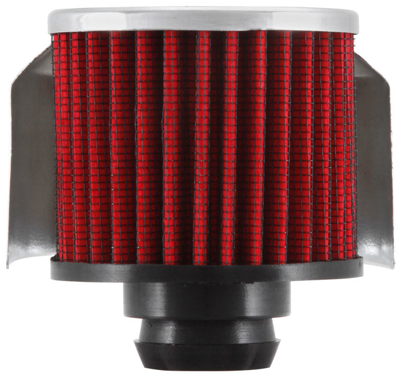 K&N 1in Flange L x 3in OD x 2.5in Height Clamp On Crankcase Vent Filter K&N Engineering