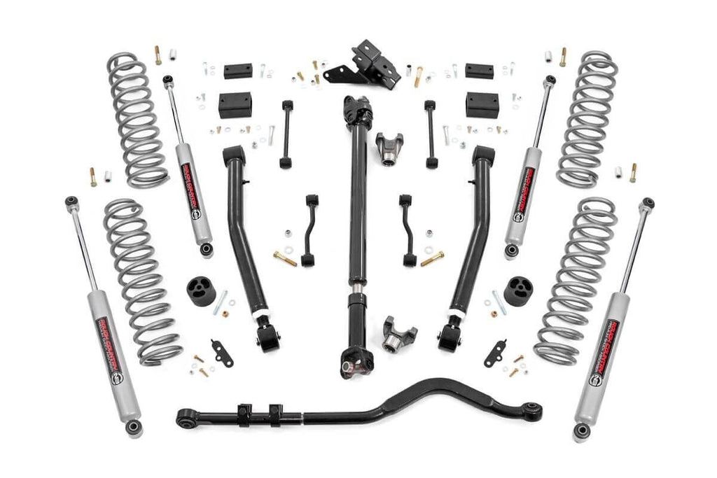 3.5 Inch Lift Kit | Adj LCA | FR D/S | Jeep Wrangler JL Rubicon (18-23) Rough Country