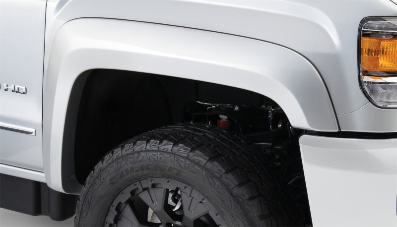 Bushwacker 15-18 GMC Sierra 2500 HD Extend-A-Fender Style Flares 4pc 78.8/97.6in Bed - Black Bushwacker