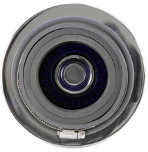 Load image into Gallery viewer, K&amp;N Universal Air Filter Chrome Round Tapered Blue - 4in Flange ID x 1.125in Flange Length x 5.5in H K&amp;N Engineering