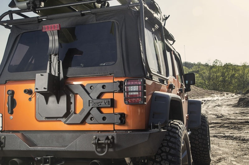 Rugged Ridge Spartacus HD Tire Carrier Kit 07-18 Jeep Wrangler Rugged Ridge