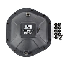 Load image into Gallery viewer, Rugged Ridge Boulder Aluminum Differential Cover Dana 44 Black Rugged Ridge