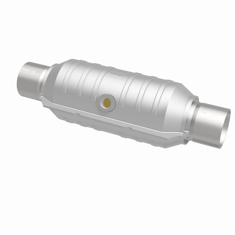 MagnaFlow Conv Univ 2in Inlet/Outlet Center/Center Round 11in Body L x 5.125in W x 15in Overall L Magnaflow