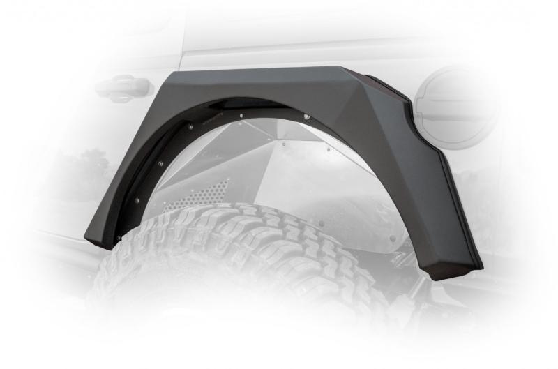 DV8 Offroad 2018+ Jeep Wrangler JL Armor Fenders w/ LED Turn Signal Lights DV8 Offroad