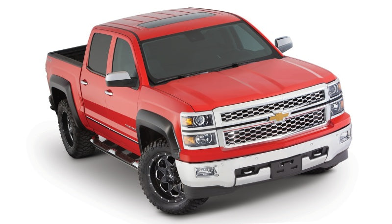 Bushwacker 14-16 Chevy Silverado 1500 Extend-A-Fender Style Flares 4pc - Black Bushwacker