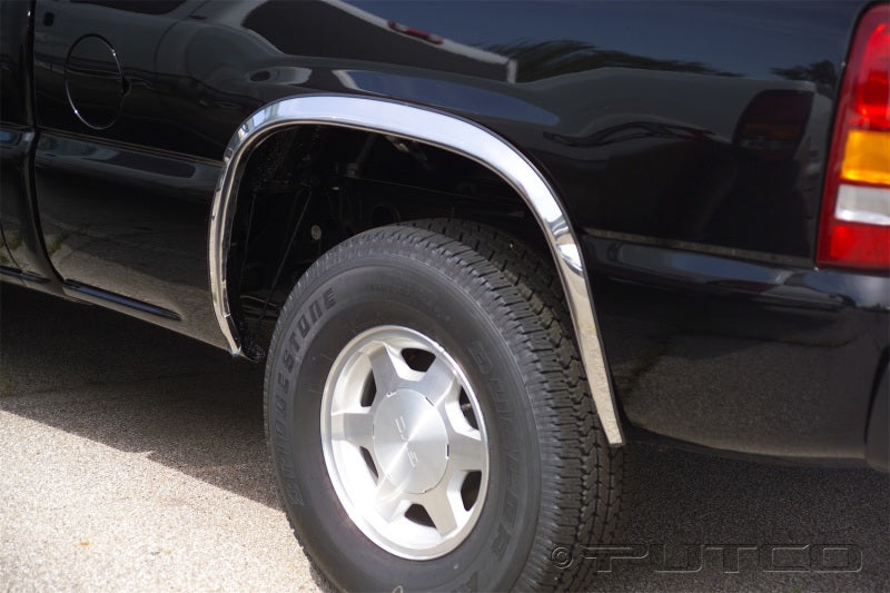 Putco 00-06 Chevrolet Suburban - Full w/o Fender Flares - 1.5in Wide Stainless Steel Fender Trim Putco
