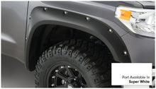 Load image into Gallery viewer, Bushwacker 16-18 Toyota Tundra Fleetside Pocket Style Flares 4pc 66.7/78.7/97.6in Bed - Super White Bushwacker