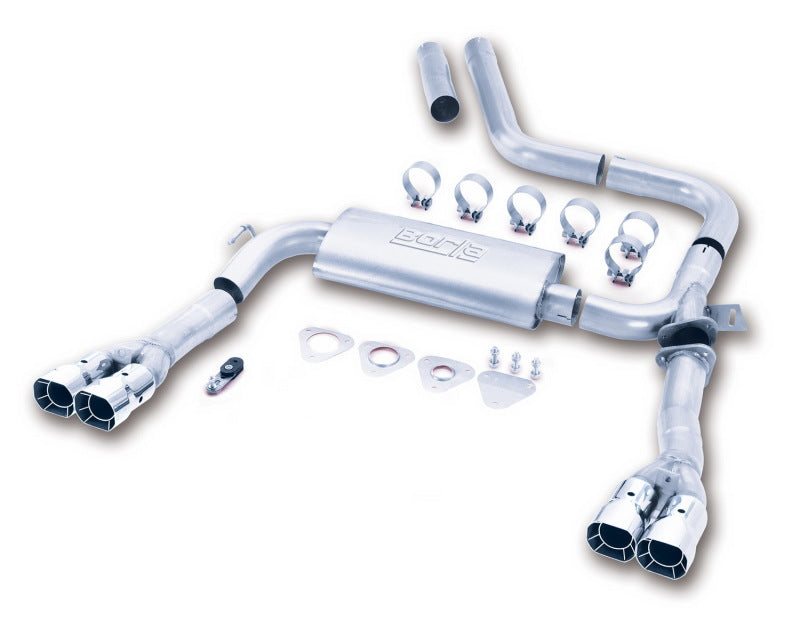 Borla 98-01 CAMARO/TRANS AM 5.7L V8 AT/MT Catback Exhaust Quad Tips Borla