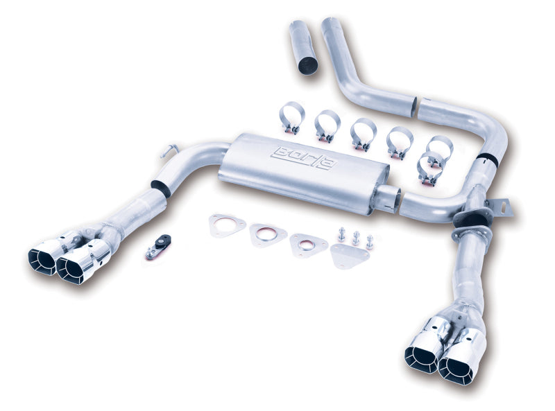 Borla 98-01 CAMARO/TRANS AM 5.7L V8 AT/MT Catback Exhaust Quad Tips Borla