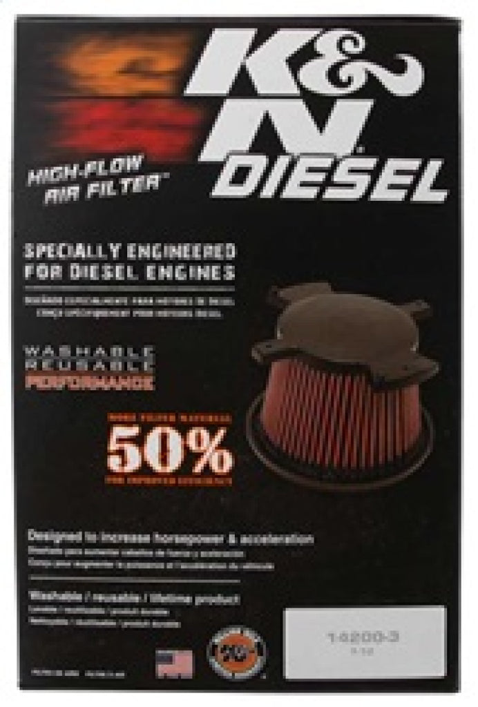 K&N 06 Chevrolet Duramax 6.6L-V8 DSL Drop In Air Filter K&N Engineering